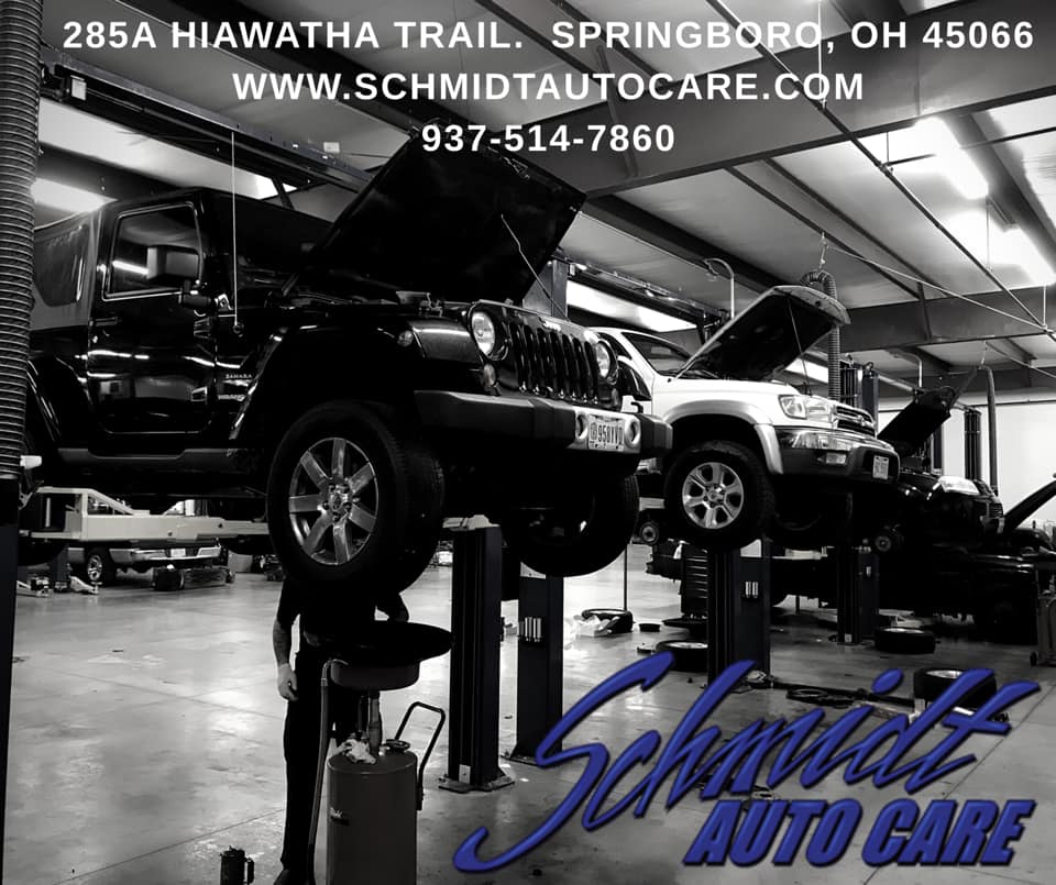 Black and White Ad at schmidt Auto Care